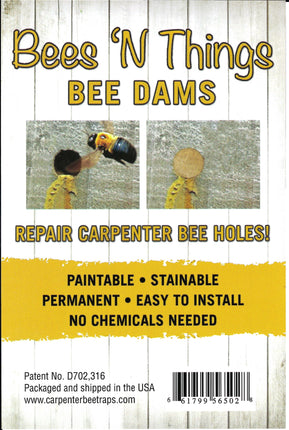 Bee Dams - pack of 15